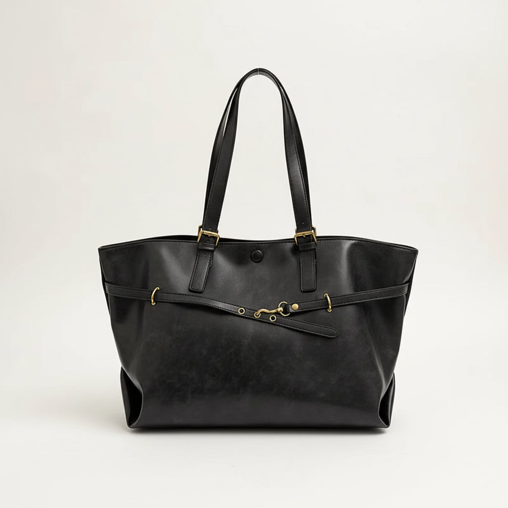 Y2K Retro PU Leather Shoulder Bag – Luxury Women’s Tote