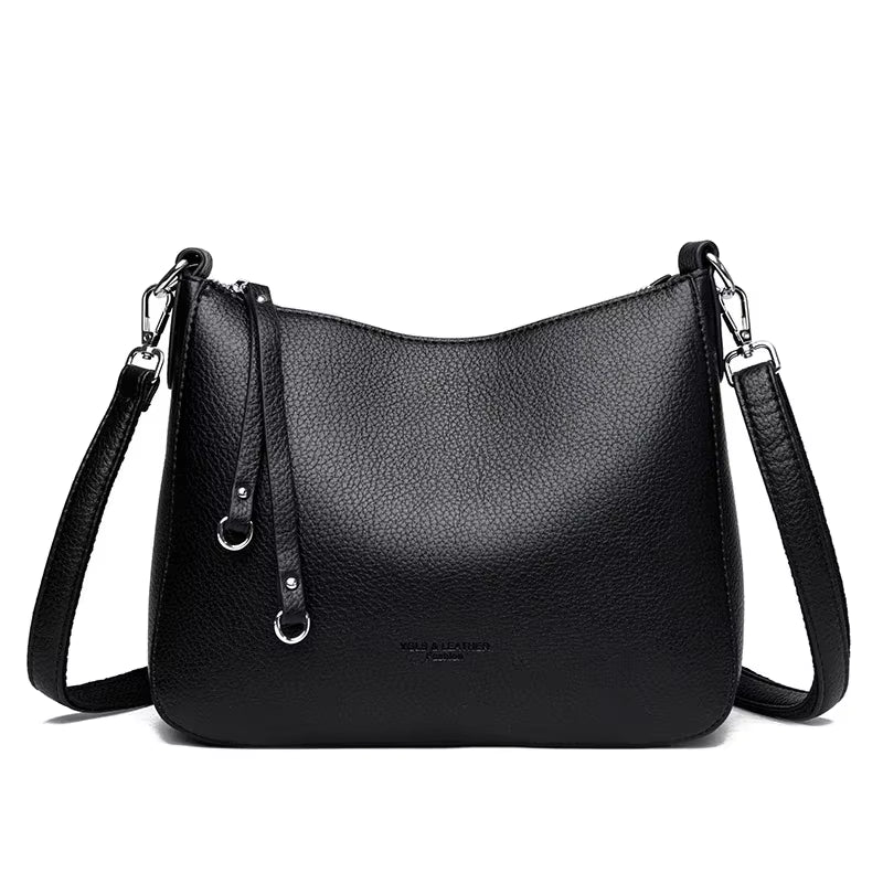 Genuine Soft Leather Women’s Shoulder & Crossbody Bag