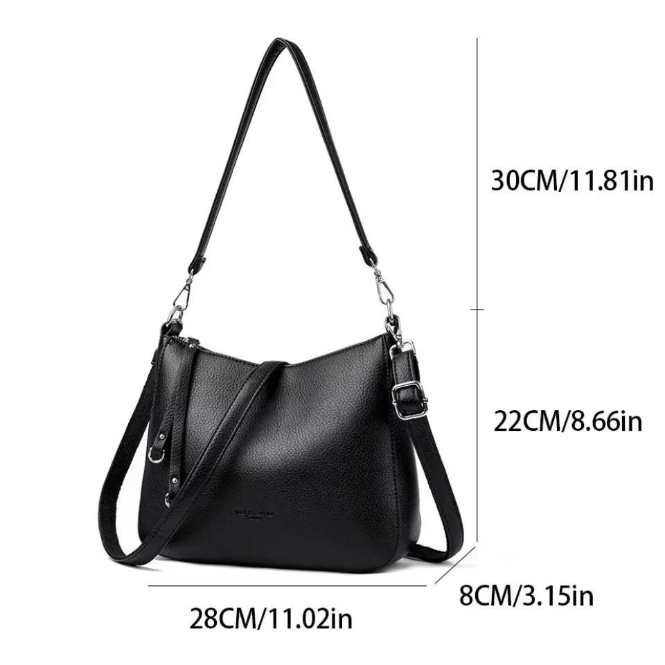 Genuine Soft Leather Women’s Shoulder & Crossbody Bag