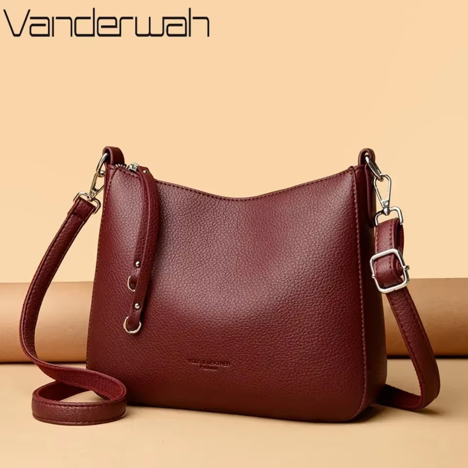 Genuine Soft Leather Women’s Shoulder & Crossbody Bag