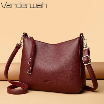 Genuine Soft Leather Women’s Shoulder & Crossbody Bag