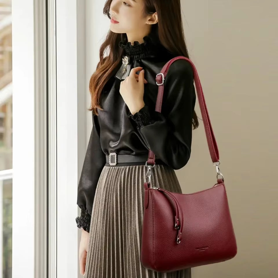Genuine Soft Leather Women’s Shoulder & Crossbody Bag