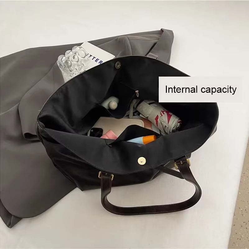 Y2K Retro PU Leather Shoulder Bag – Luxury Women’s Tote